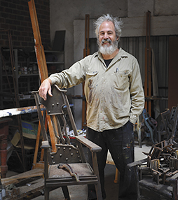 Lifetime Achievement Award winner, Stuart Elliott, who has been selected as the next sculptor to develop a series of human figure focused works for The Syndicate. Image: Christophe Canato.