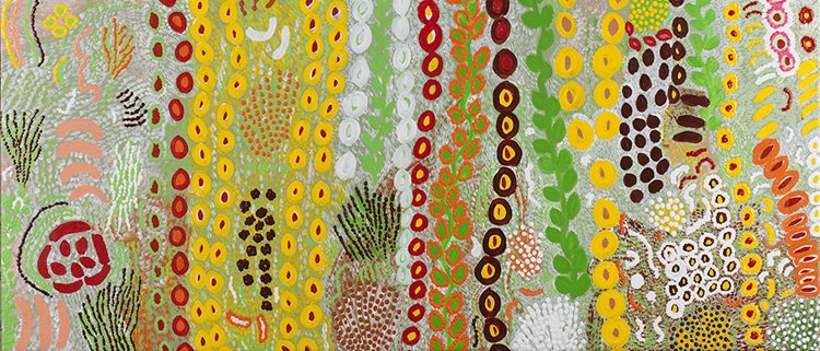 Violet Samson, Bush seeds through Country 2012. Image courtesy of the artist Violet Samson, Bush seeds through Country 2012. Image courtesy of the artist