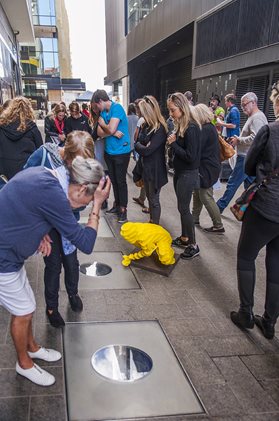 Connect Kings Square Artist Walks. Photographer: Christophe Canato Connect Kings Square Artist Walks. Photographer: Christophe Canato